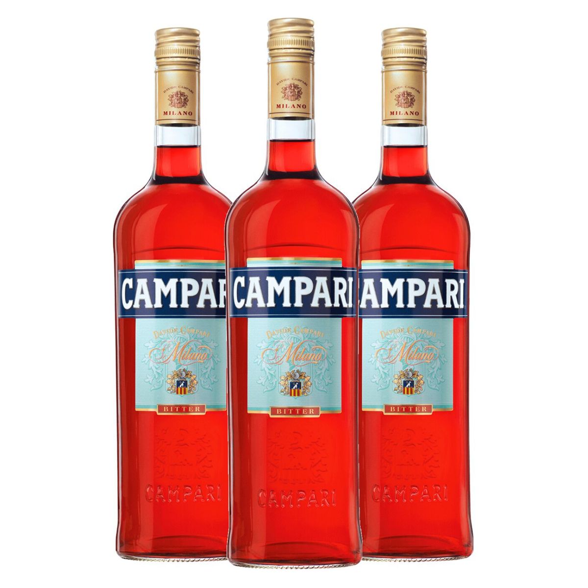 CAMPARI - Pack Licor Campari X 3 Unidades
