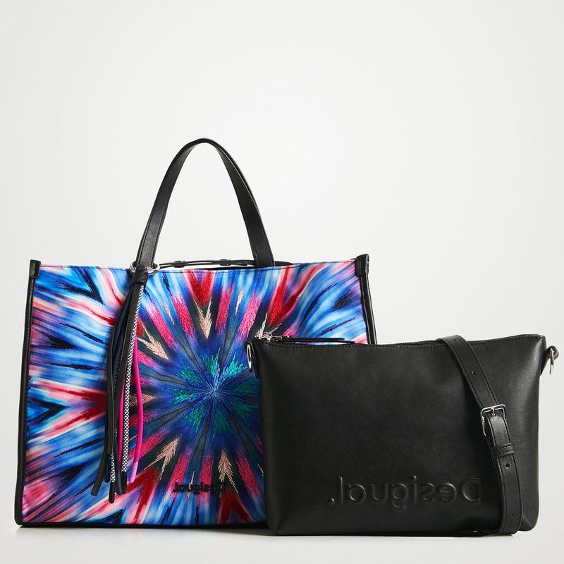 DESIGUAL - Desigual Cartera con Cosmetiquero Neceser