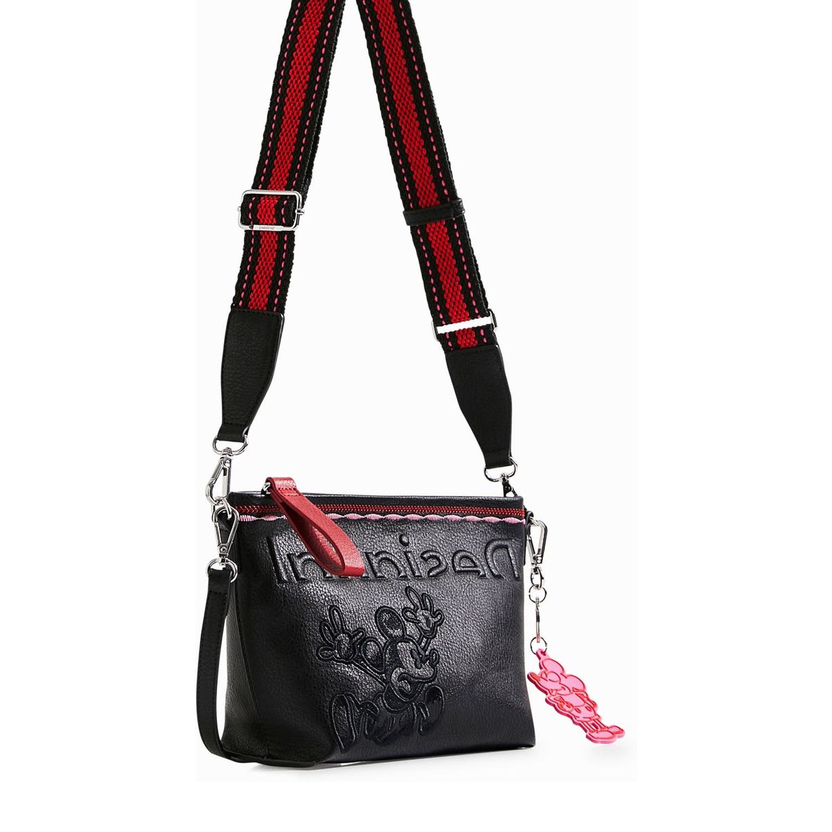 DESIGUAL - Desigual Cartera Bandolera Negra Mickey