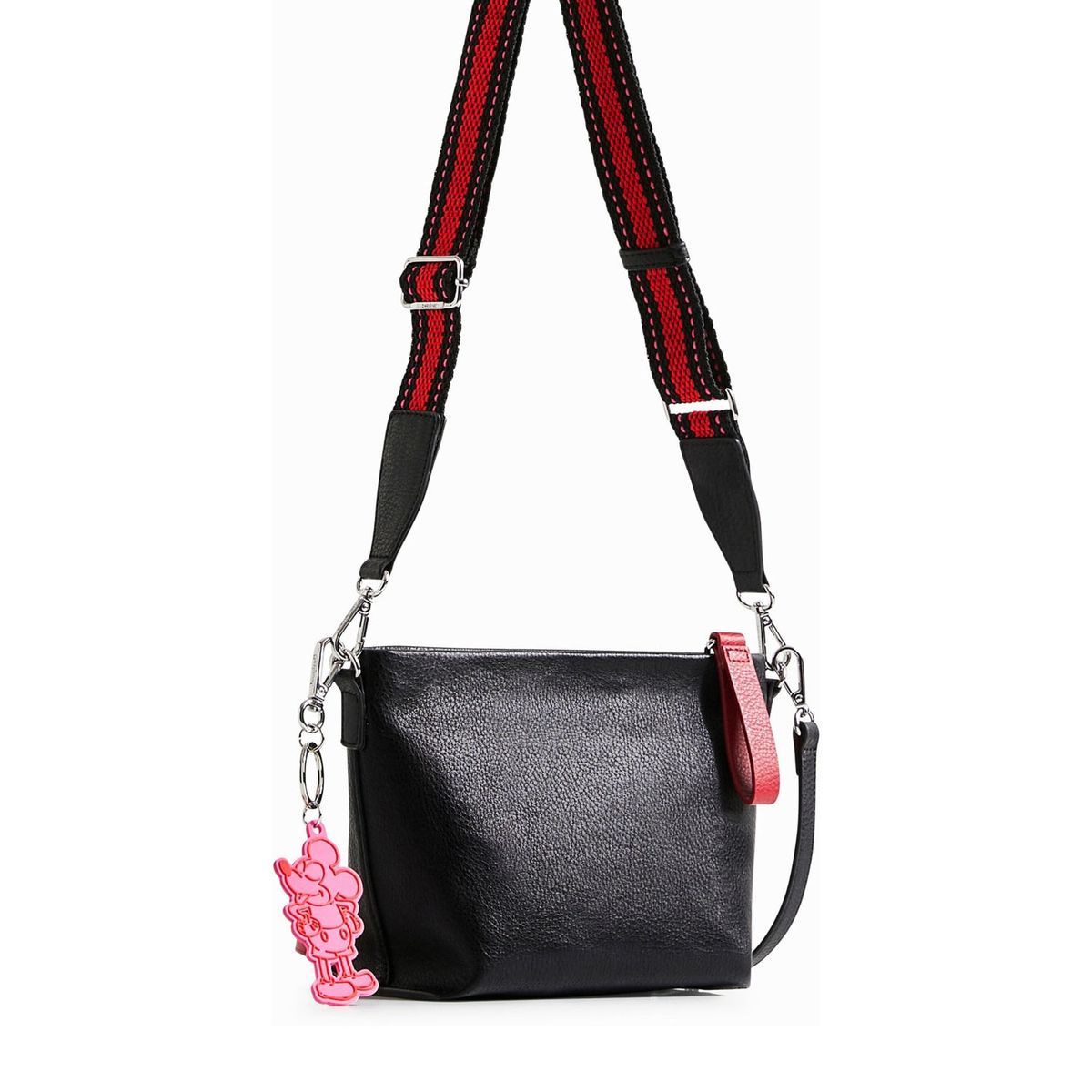 DESIGUAL - Desigual Cartera Bandolera Negra Mickey