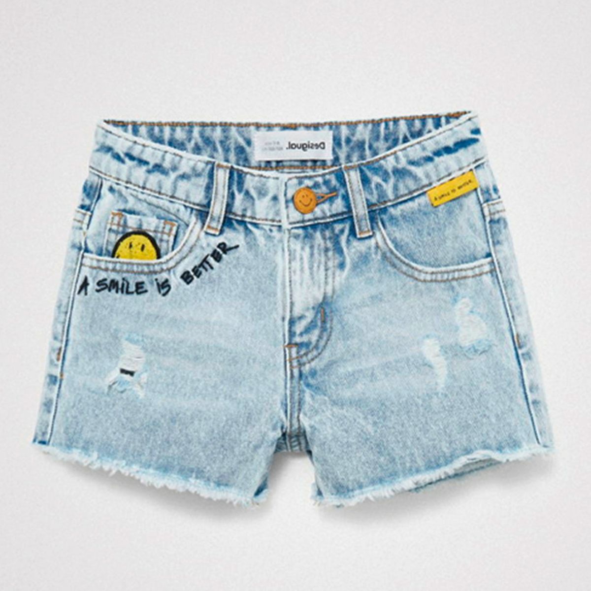 DESIGUAL - Desigual Shorts Denim Algodón Niña