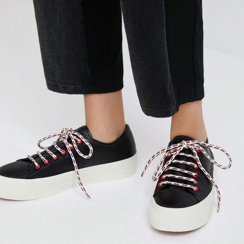 DESIGUAL - Zapatilla Urbana Mujer Negro Desigual