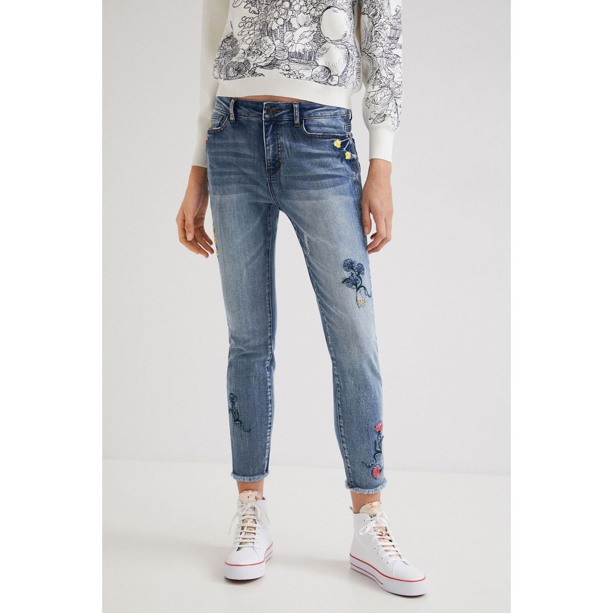 DESIGUAL - Desigual Jeans Estampados Algodón Mujer