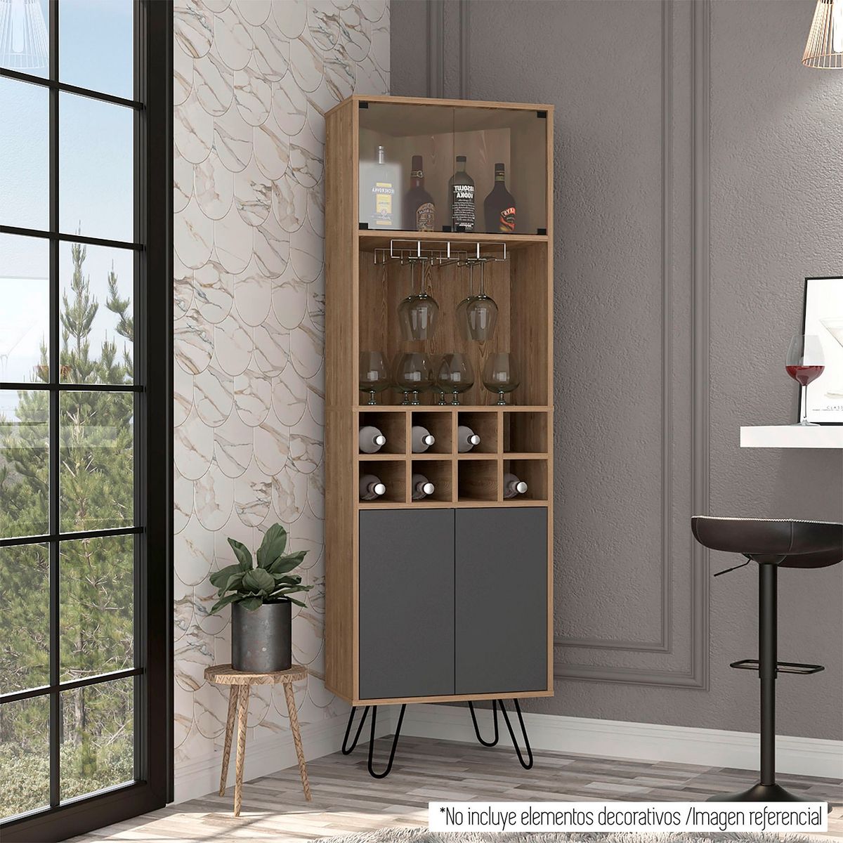 TUHOME - Bar Esquinero Vassel Miel Plomo Tuhome