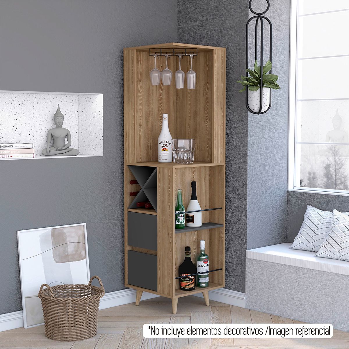 TUHOME - Bar Esquinero Salem Miel Plomo Tuhome