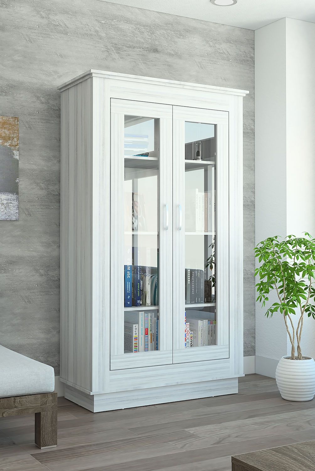 TUHOME - Vitrina Alcamo White Chic Tuhome