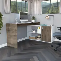 TUHOME - Escritorio Axis Bellota Blanco