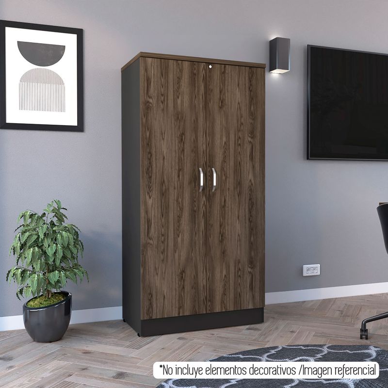 TUHOME - Biblioteca Home Office 2 Puertas Tuhome