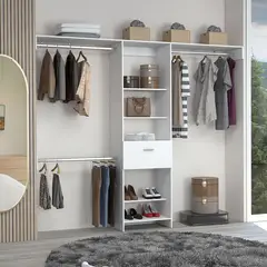 TUHOME - Closet Manchester Blanco