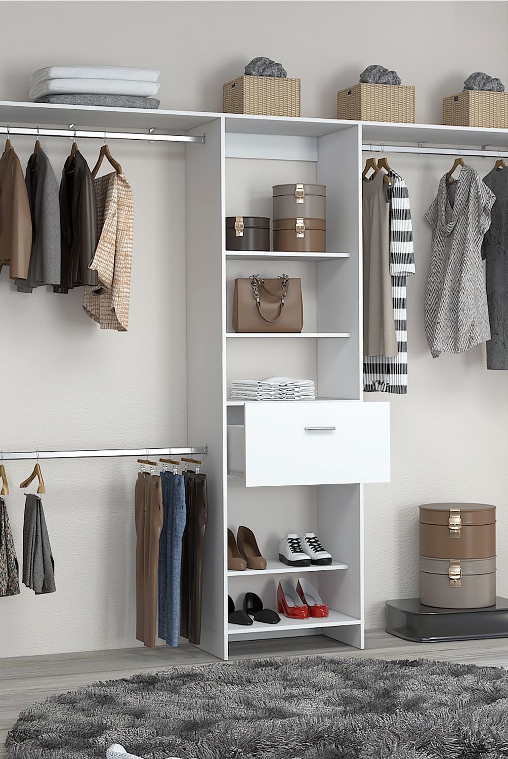 TUHOME - Closet Manchester Blanco Tuhome