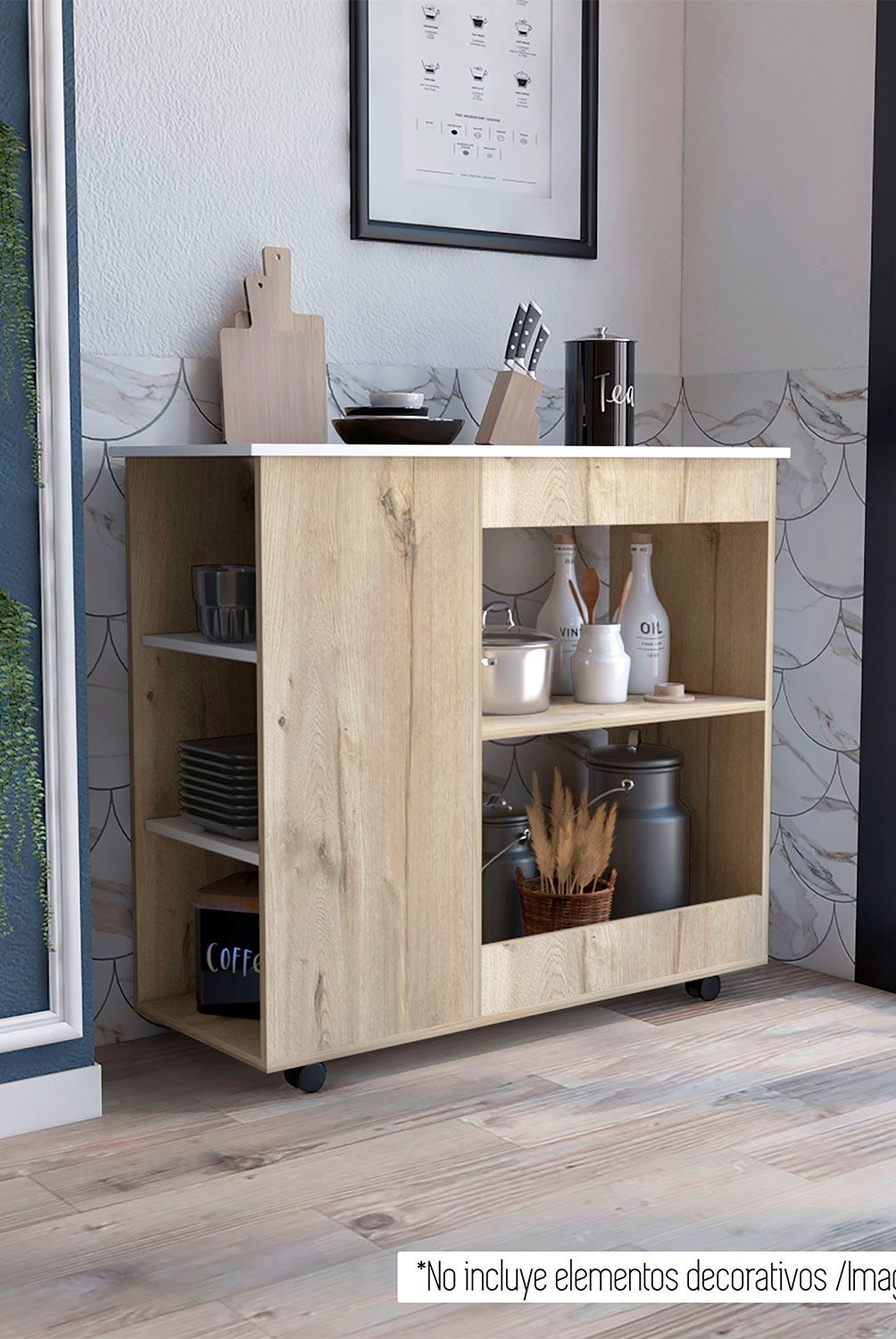 TUHOME - Mueble De Cocina Bi Color Tuhome