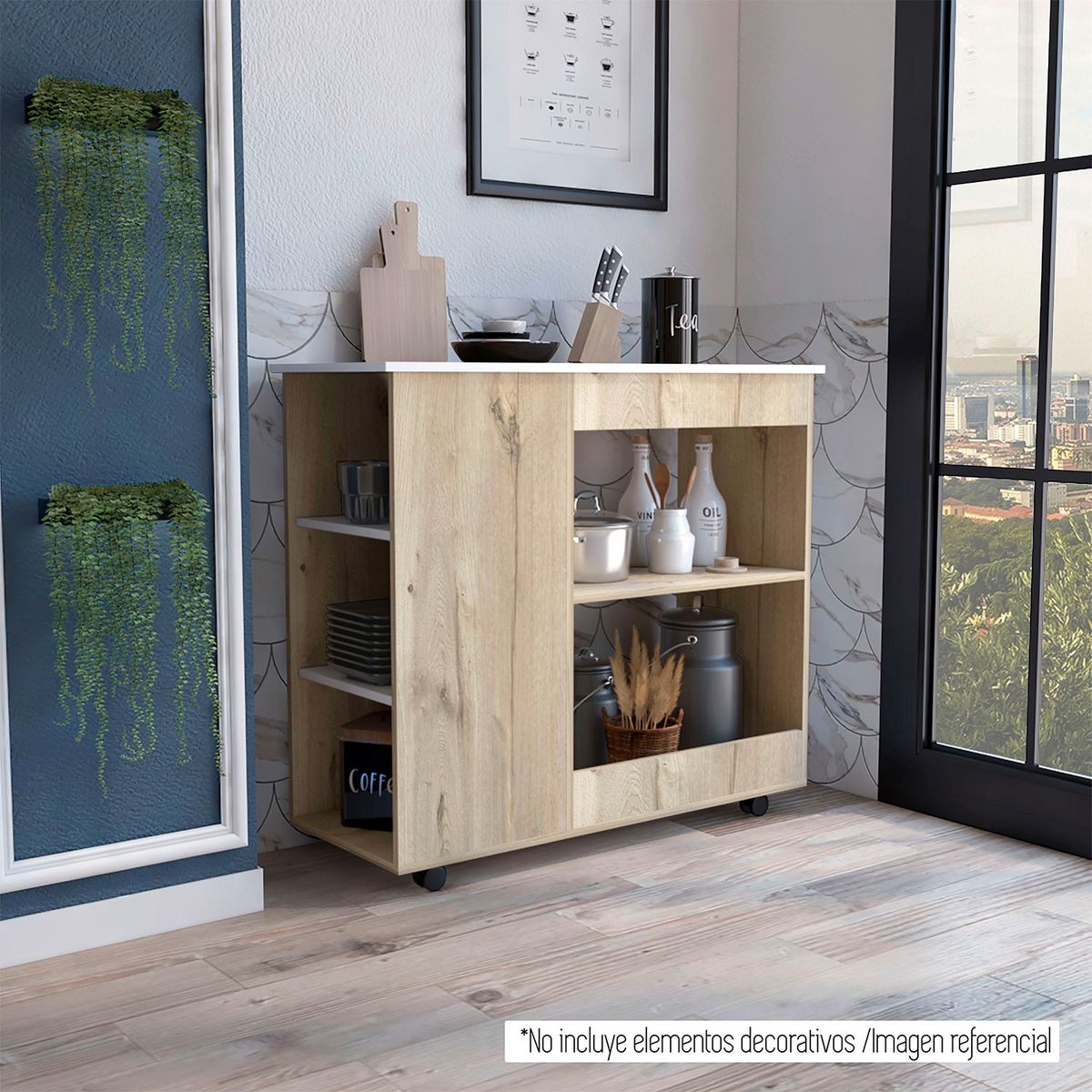 TUHOME - Mueble De Cocina Bi Color Tuhome