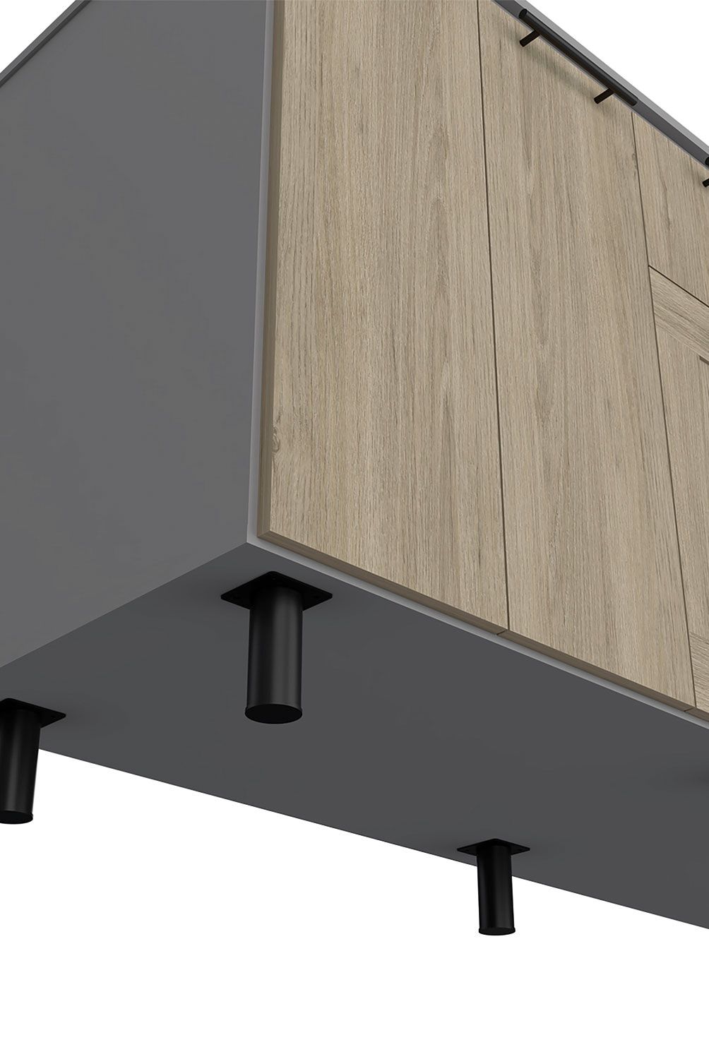 TUHOME - Mod Infer 150 Kitchen Tope Melamina Tuhome