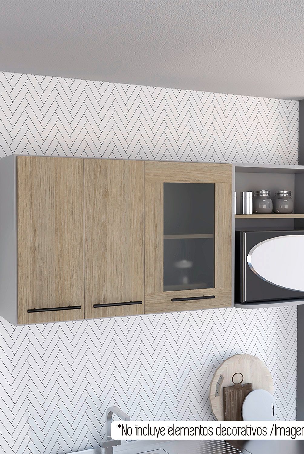 TUHOME - Módulo Superior 150 Kitchen Hasselt Tuhome