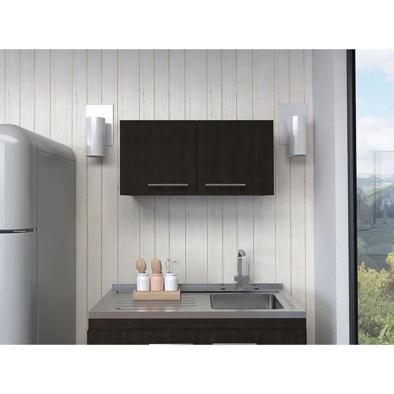 TUHOME - Mueble Sobre Campana Manchester Wengue Tuhome