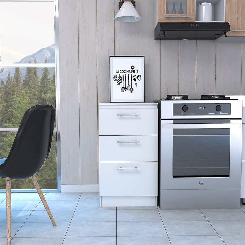 TUHOME - Mueble Inferior 3G Manchester Wengue Tuhome