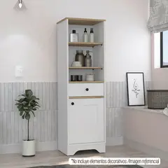 TUHOME - Mueble Optimizador 2 Bath Bicolor Duna Blanco