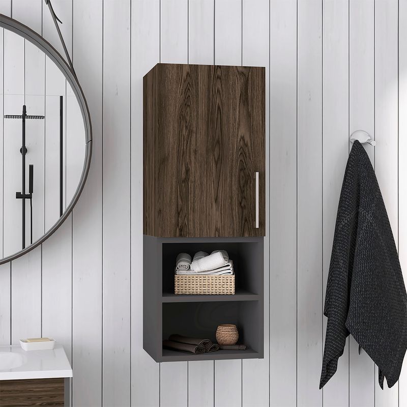TUHOME - Mueble Auxiliar Baño Madrid Coñac Tuhome