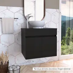 TUHOME - Mueble Baño Aéreo Manchester Wengue