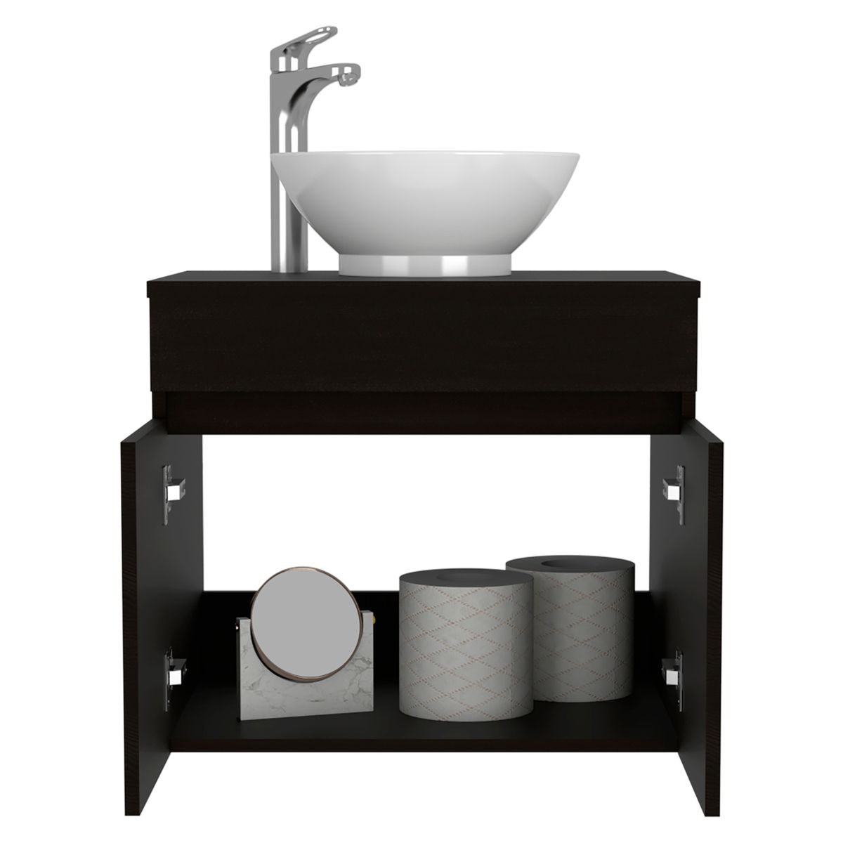 TUHOME - Mueble Baño Aéreo Manchester Wengue Tuhome