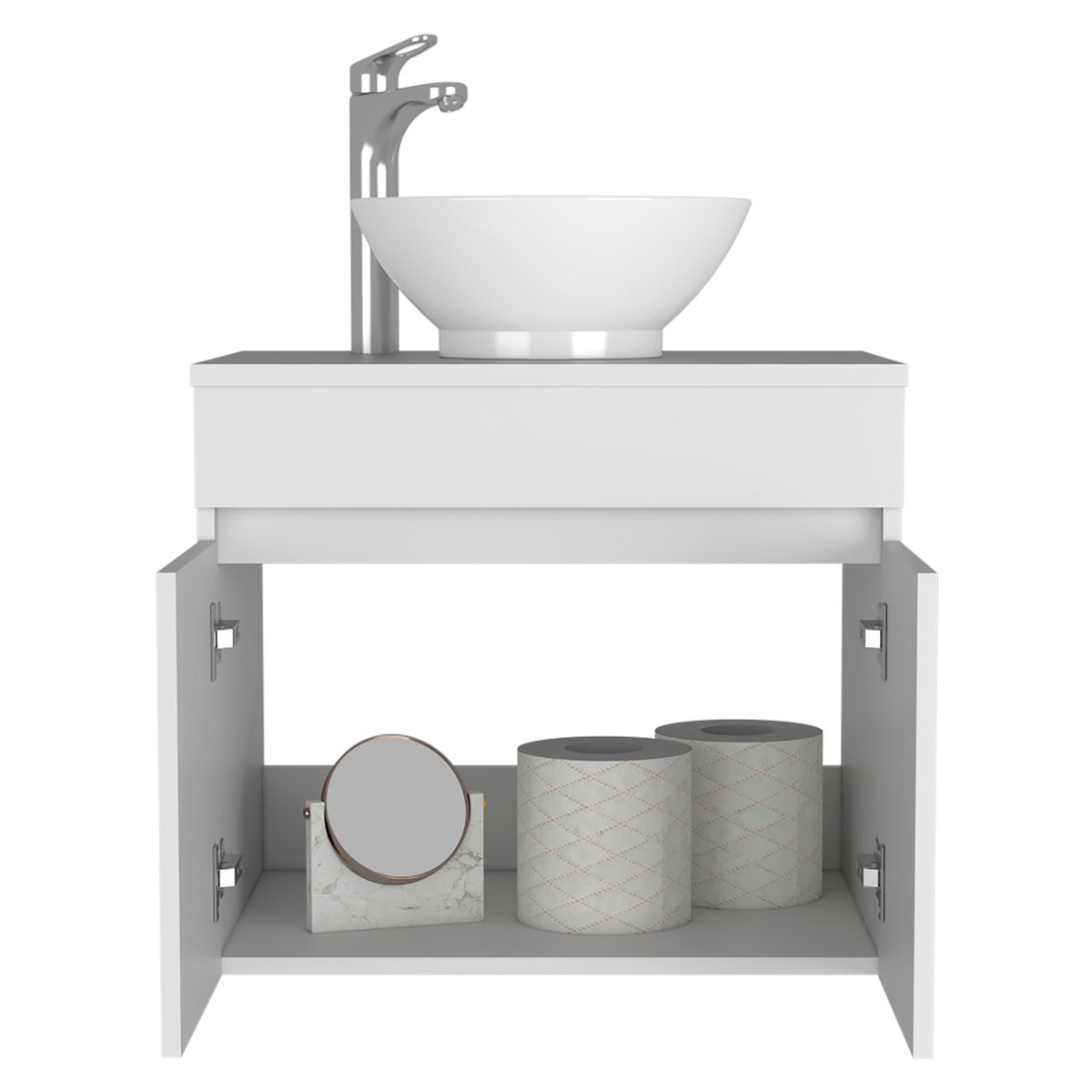 TUHOME - Mueble Baño Aéreo Manchester Blanco Tuhome