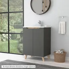TUHOME - Mueble Baño Piso Con Lavamano Laurent