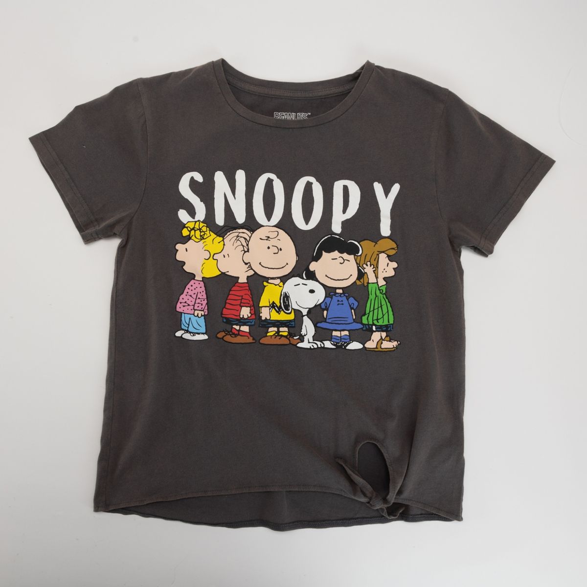 SNOOPY - Snoopy Polera Manga Corta Algodón Niña