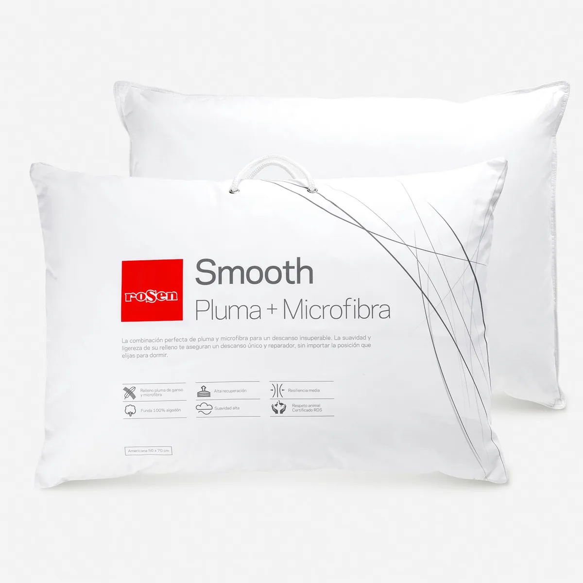 ROSEN - Almohada Smooth Pluma Rosen