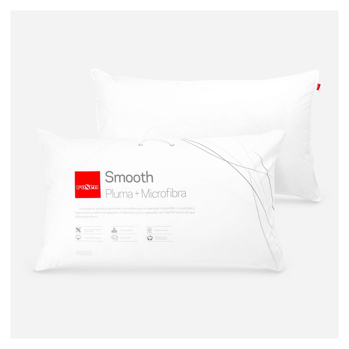 ROSEN - Almohada Smooth Pluma Rosen