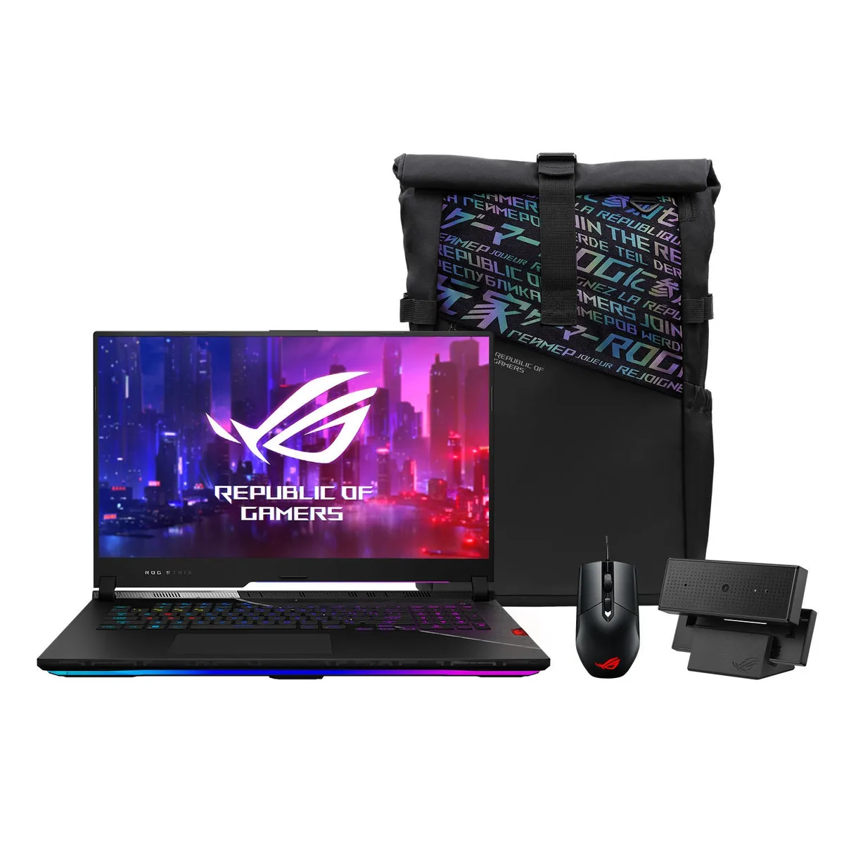 ASUS - Notebook ROG Strix SCAR 17 SE G733 Intel Core i9 16 Núcleos NVIDIA GeForce RTX 3080 TI 32GB RAM 2TB SSD 17,3" WQHD 240Hz Asus