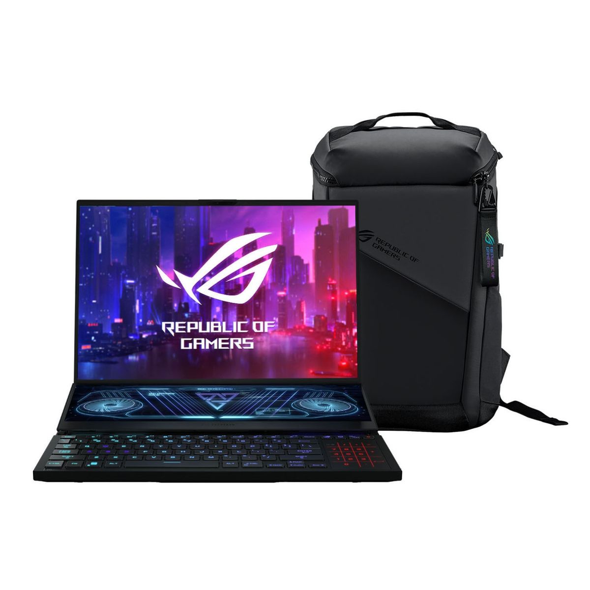 ASUS - Notebook Asus ROG Zephyrus Duo 16 GX650RX-LO220W AMD Ryzen 9 NVIDIA GeForce RTX 3080 Ti 64GB RAM 2TB SSD 16" 165Hz