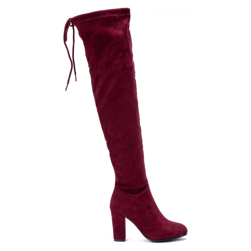 UNIQUE - Bota Bucanera Fashion Status Vino