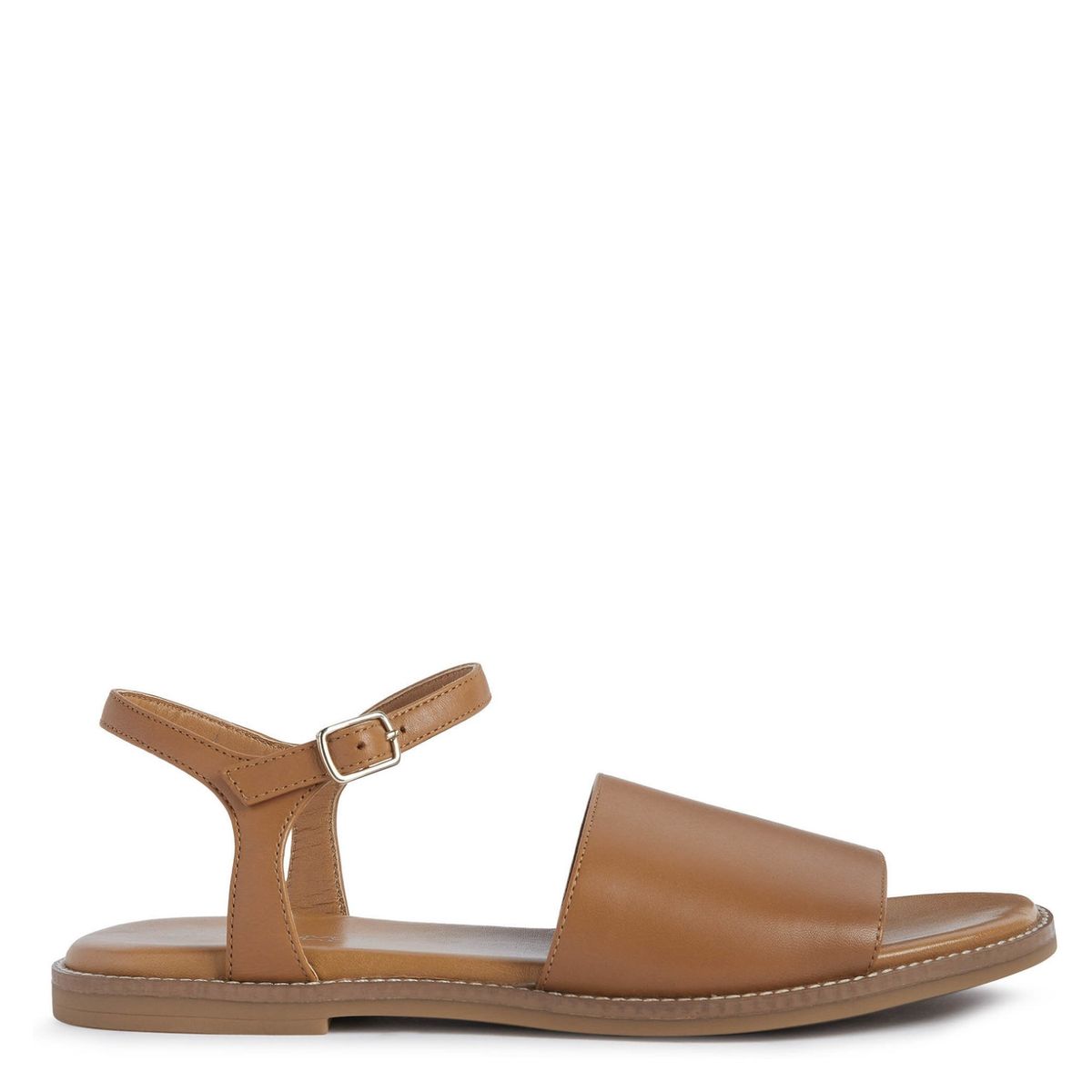 GEOX - Geox Sandalia Mujer Cuero Café