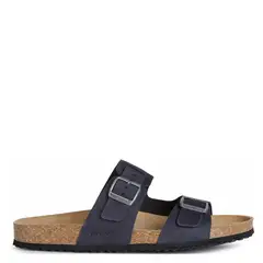 GEOX - Sandalia Hombre Cuero Azul