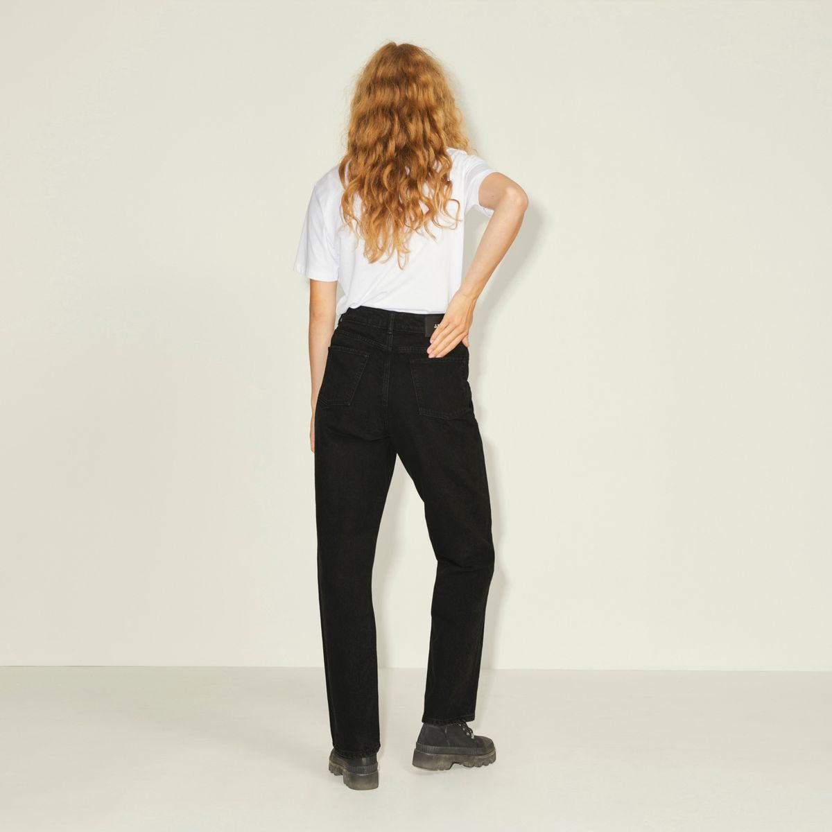 JJXX - Jeans Straight Tiro Medio Mujer Jjxx