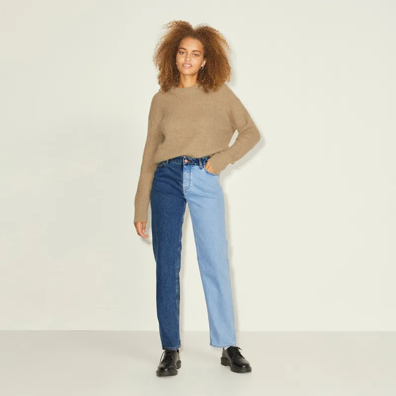 JJXX - Jeans Straight Tiro Medio Mujer JJXX