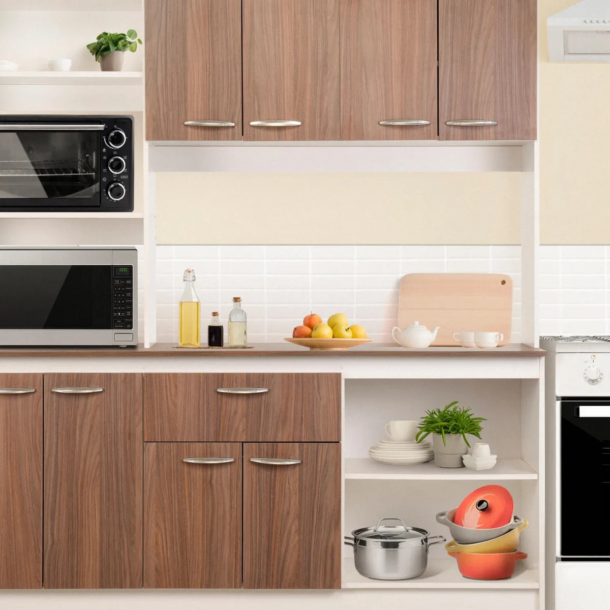 CIC - Mueble Cocina Julieta 8 Puertas 1 Cajón 180X190X45 Cm Cic