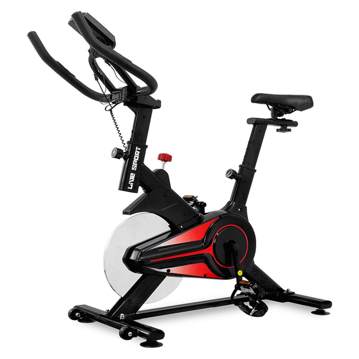 LIVEUP - Bicicleta De Spinning Yb330 Pantalla Integrada Liveup