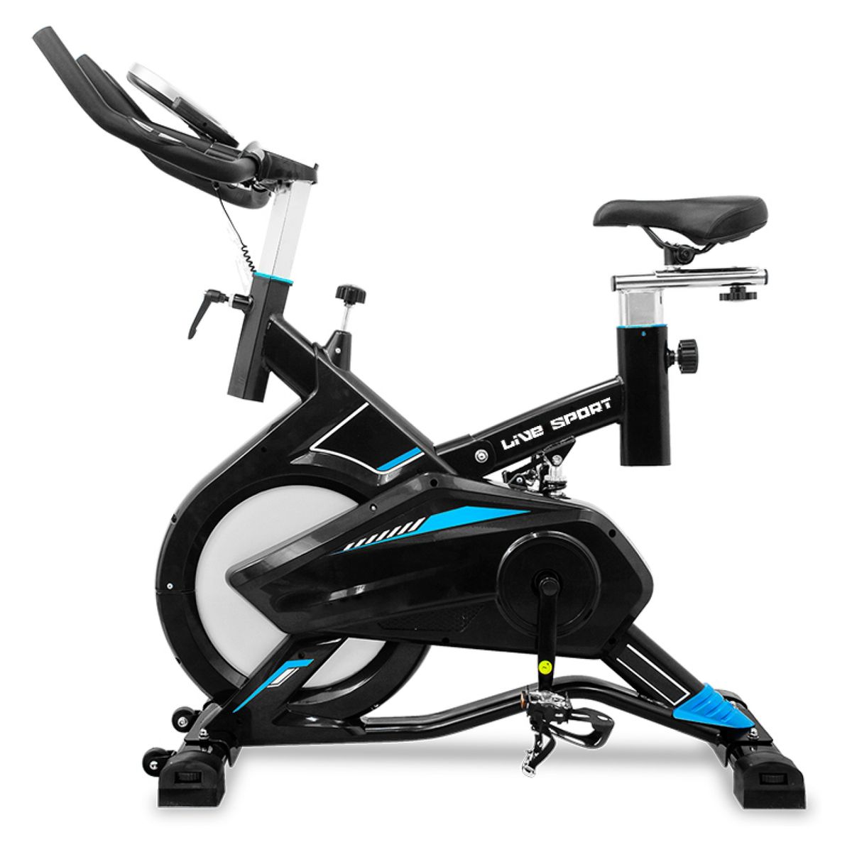 LIVEUP - Bicicleta De Spinning Yb9800 Pantalla Integrada Liveup