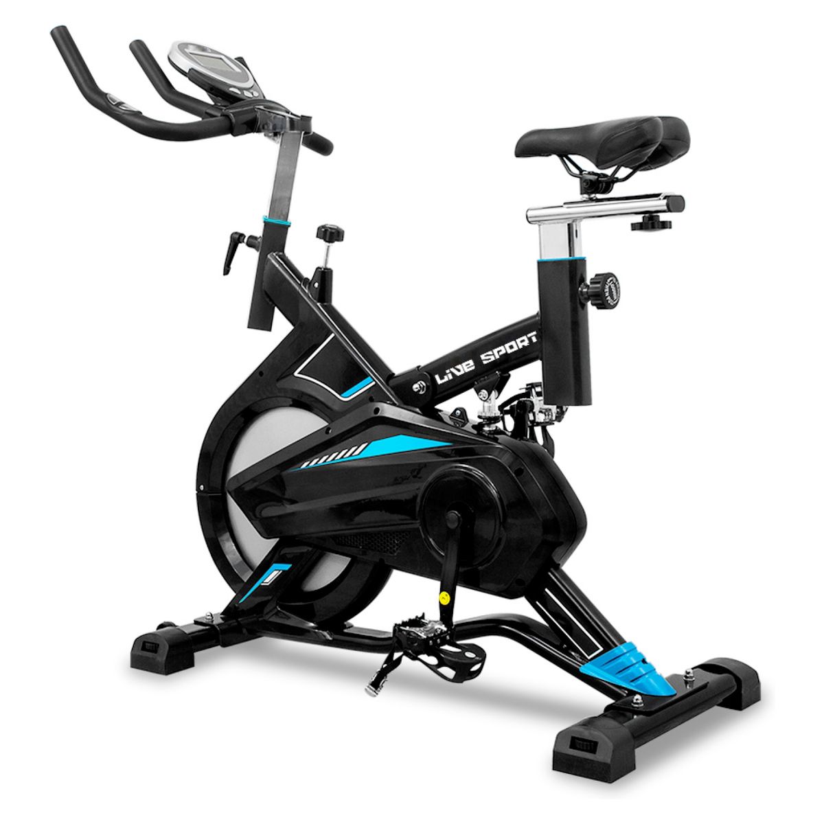LIVEUP - Bicicleta De Spinning Yb9800 Pantalla Integrada Liveup