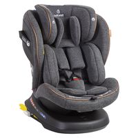 Silla de Auto Convertible con Isofix Supra Premium 360° Gris