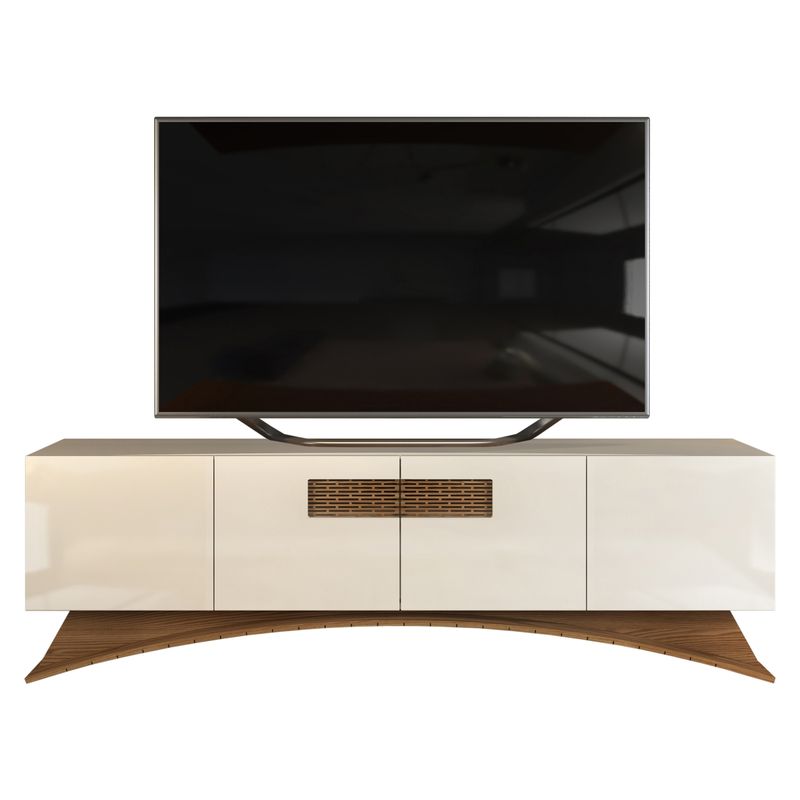DI PORETTI - Rack Aurora 70 4 Puertas 180X59X35.7 Blanco Di Poretti