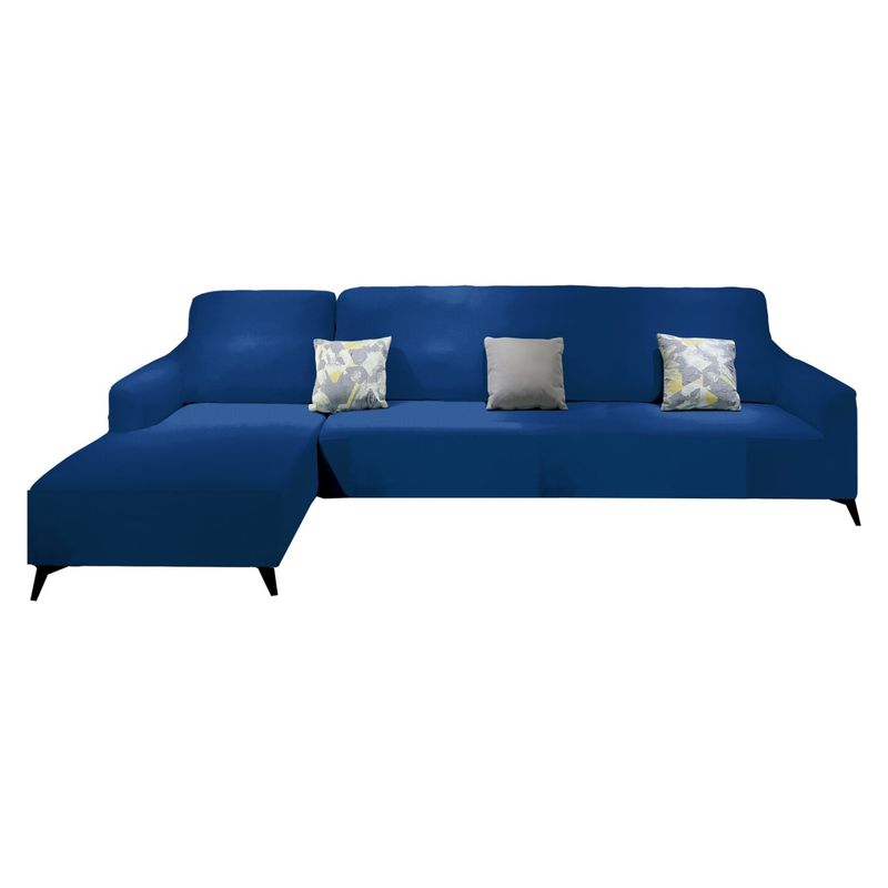 MODA ALFOMBRAS - Funda para Sofa Forma en L  Marino