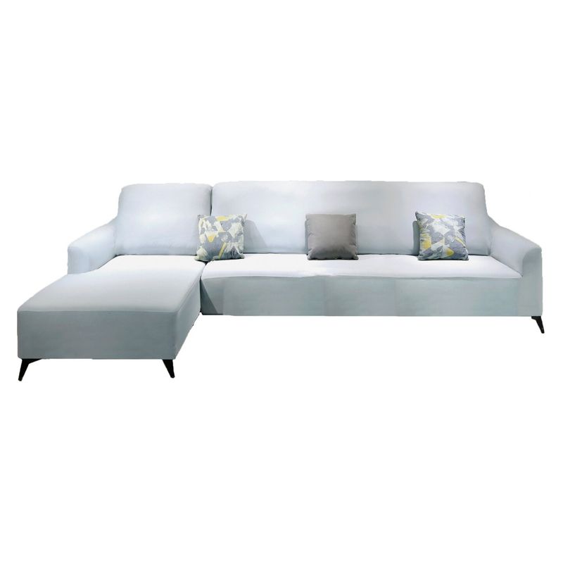 MODA ALFOMBRAS - Funda para Sofa Forma en L  Gris Claro
