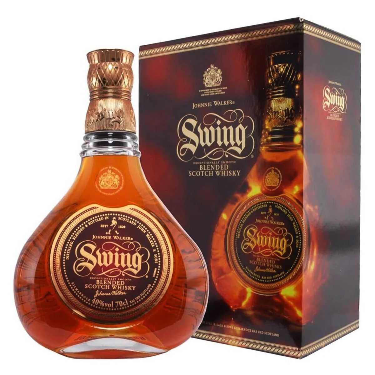 JOHNNIE WALKER - Whisky Johnnie Walker Swing 40 Alc - 750 Ml