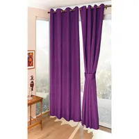 Cortina 2 Paños Black Out City Lila