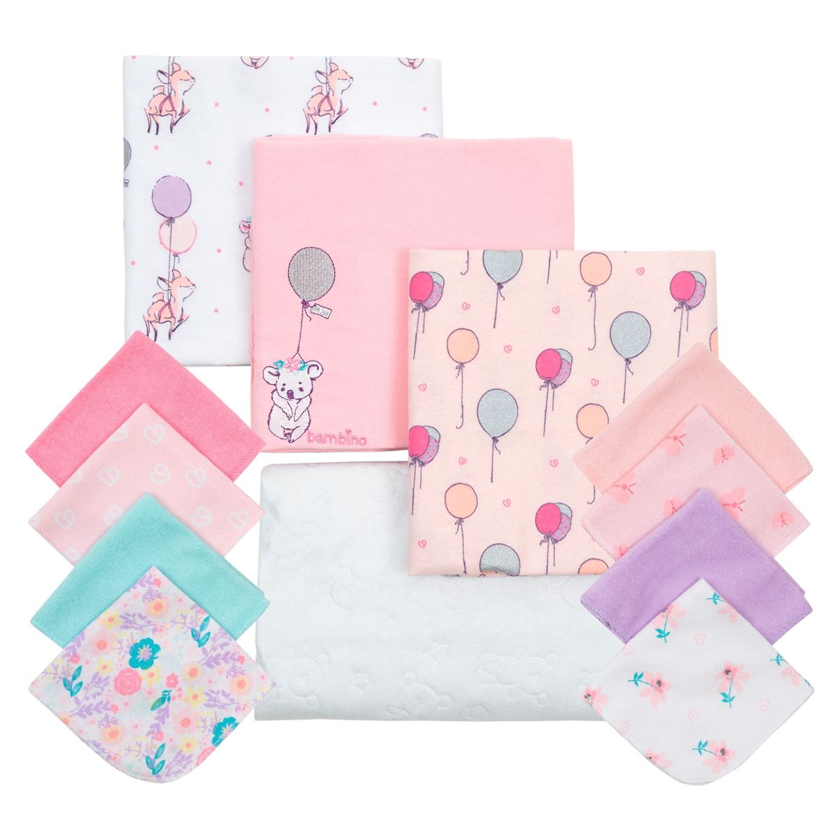 BAMBINO - Bambino Set 12 Baby Gift Koala Algodón