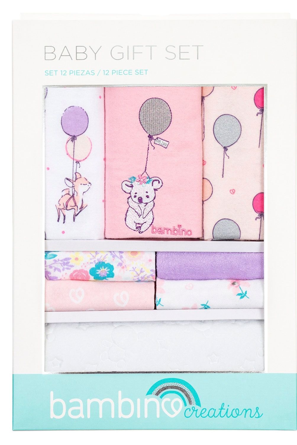 BAMBINO - Bambino Set 12 Baby Gift Koala Algodón