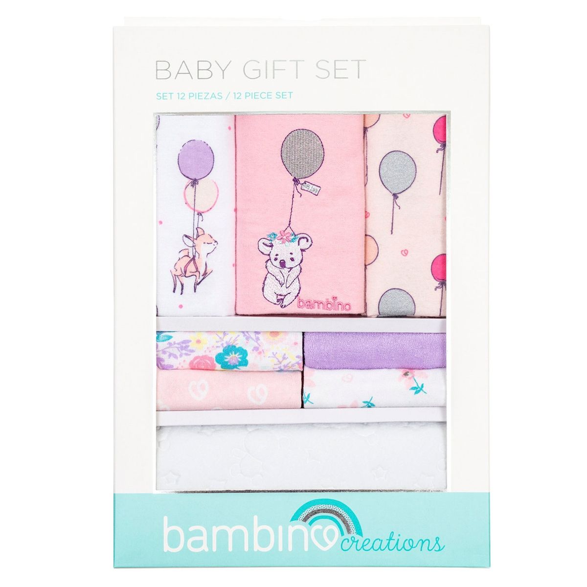 BAMBINO - Bambino Set 12 Baby Gift Koala Algodón