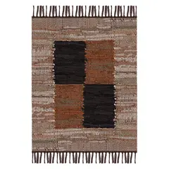 DIB - Bajada De Cama Rustic Cuero 60X90 Cm